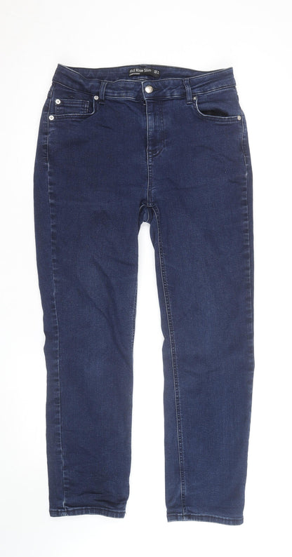 Dunnes Stores Women’s Blue Mid Rise Slim Jeans Size 14