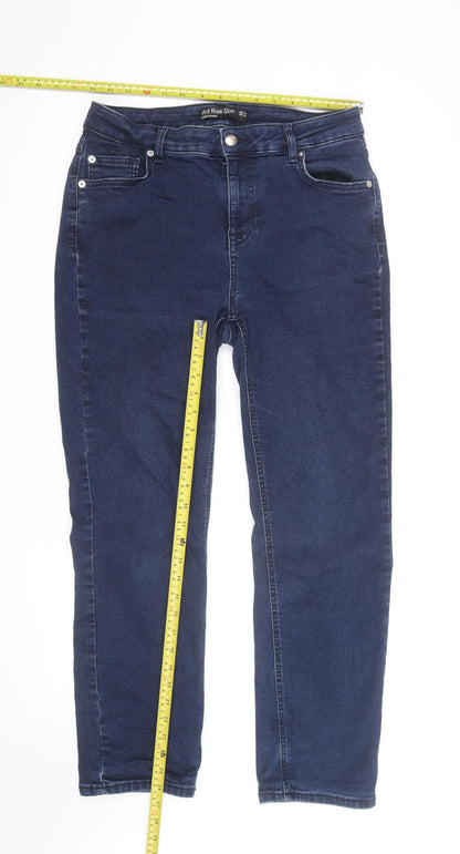 Dunnes Stores Women’s Blue Mid Rise Slim Jeans Size 14
