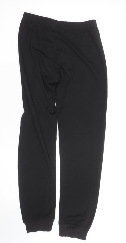 Crivit Men's Black Jogger Trousers S Regular Fit Elastic Waist