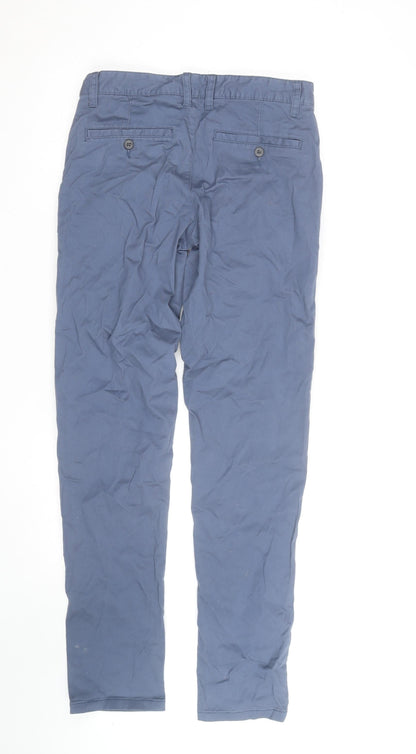 Denim Co Men's Blue Slim Fit Chino Trousers W30 L34