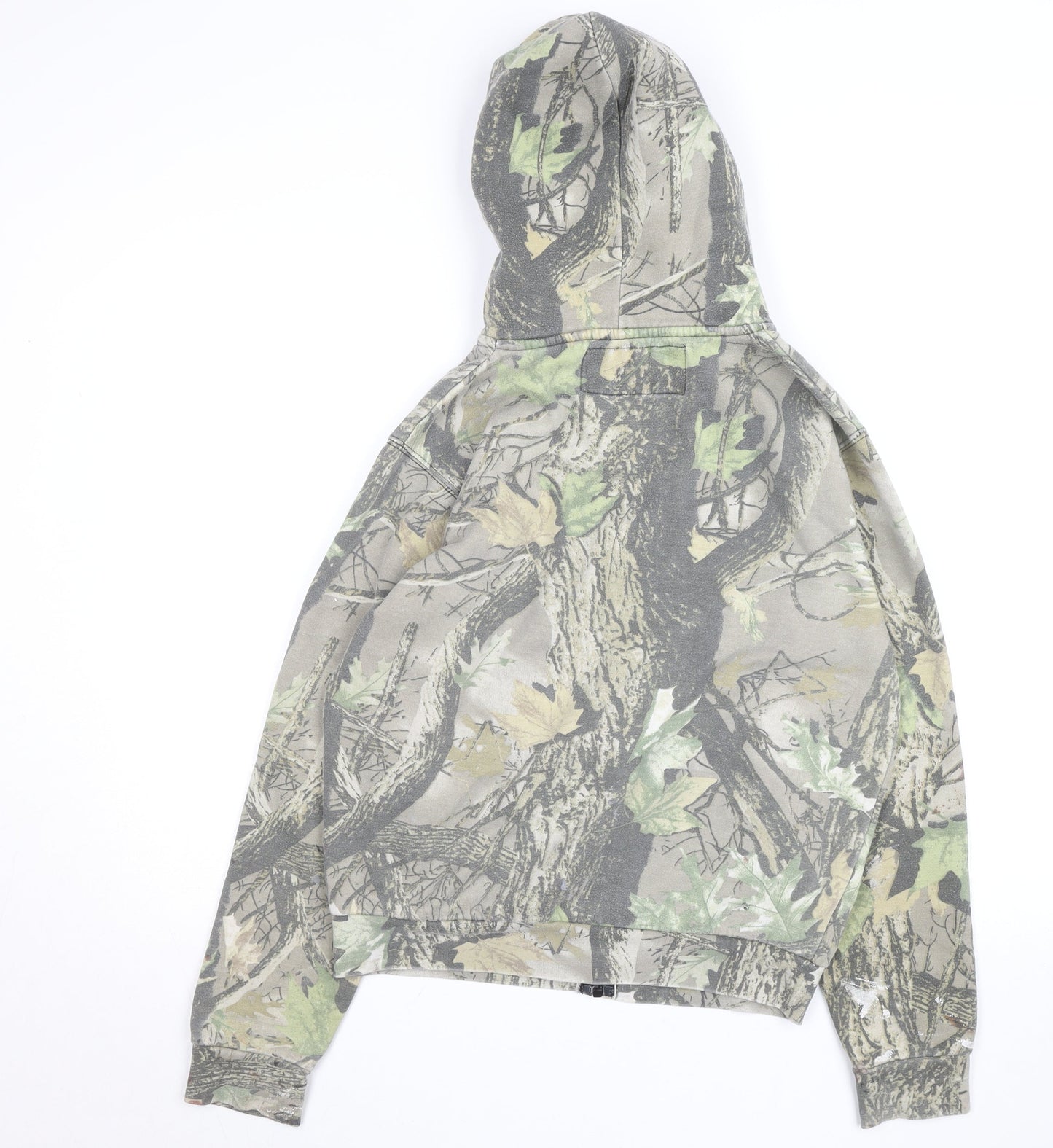 Cold Stream Outdoors Men's Green Camouflage Full Zip Hoodie S