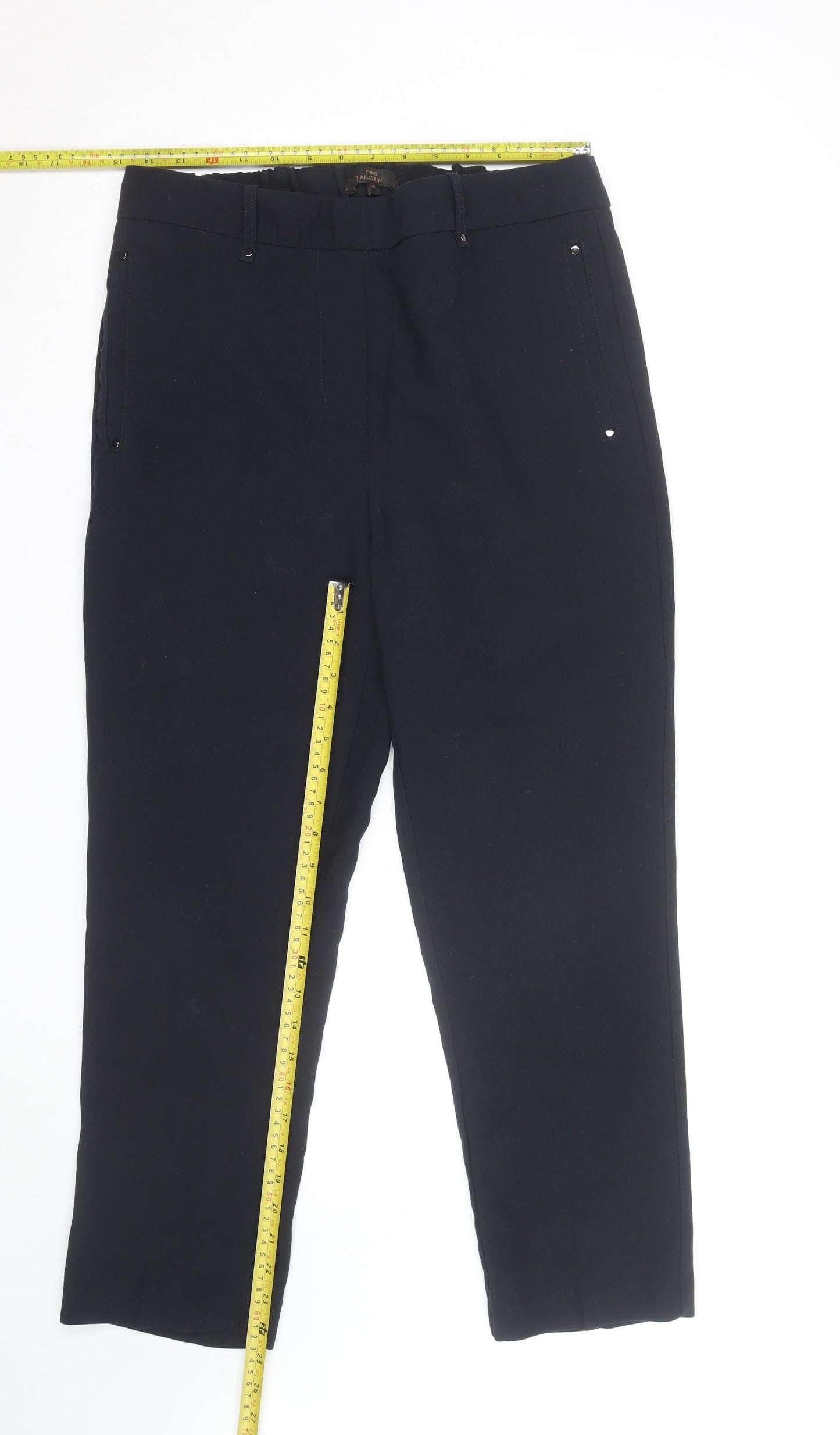 Next Women’s Blue Tailored Trousers Size 12 Regular Workwear