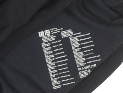 Uniqlo Men’s Black Polo Shirt M Moisture Wicking Quick Dry Top
