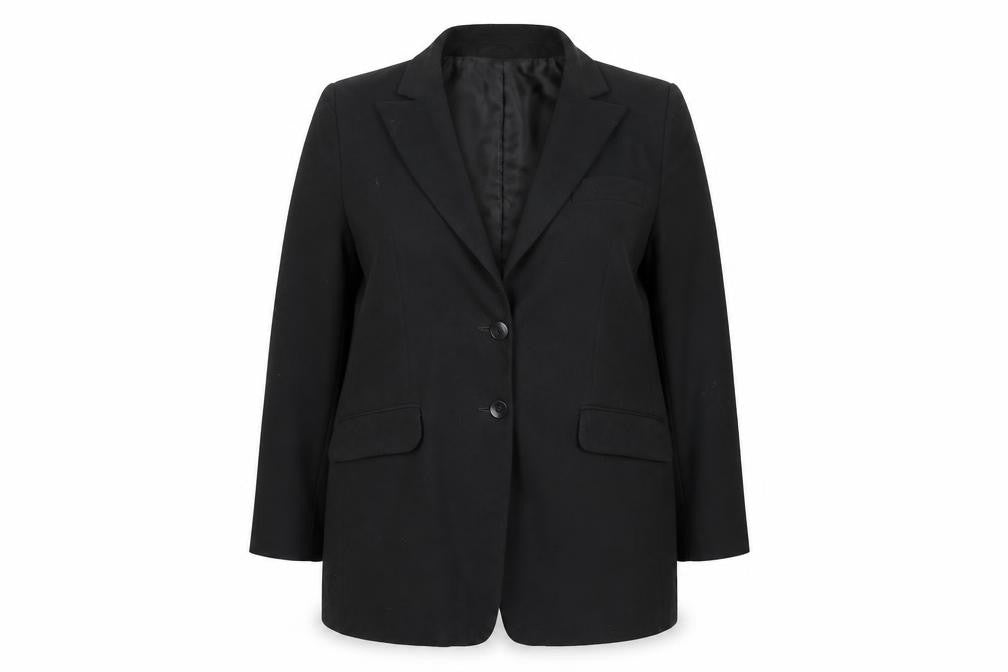 St. Bernard Classics Collection Women's Black Size 14 Blazer Coat
