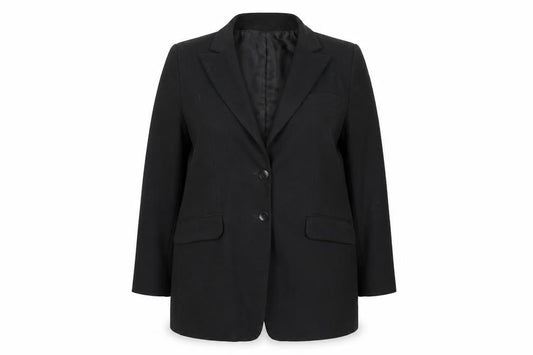 St. Bernard Classics Collection Women's Black Size 14 Blazer Coat