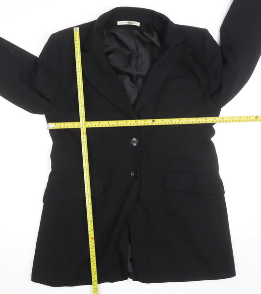 St. Bernard Classics Collection Women's Black Size 14 Blazer Coat