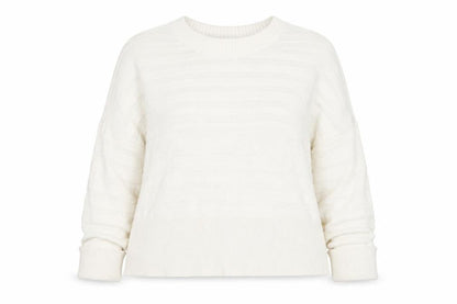 Paul Costelloe Living Women’s Ivory Cotton Blend Relaxed Knit Jumper XL