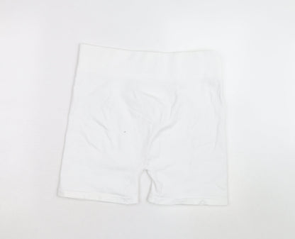 Kappa x Primark Women White L Biker Activewear Shorts