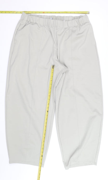 H&M Divided Women’s Grey Relaxed Jogger Trousers Size L