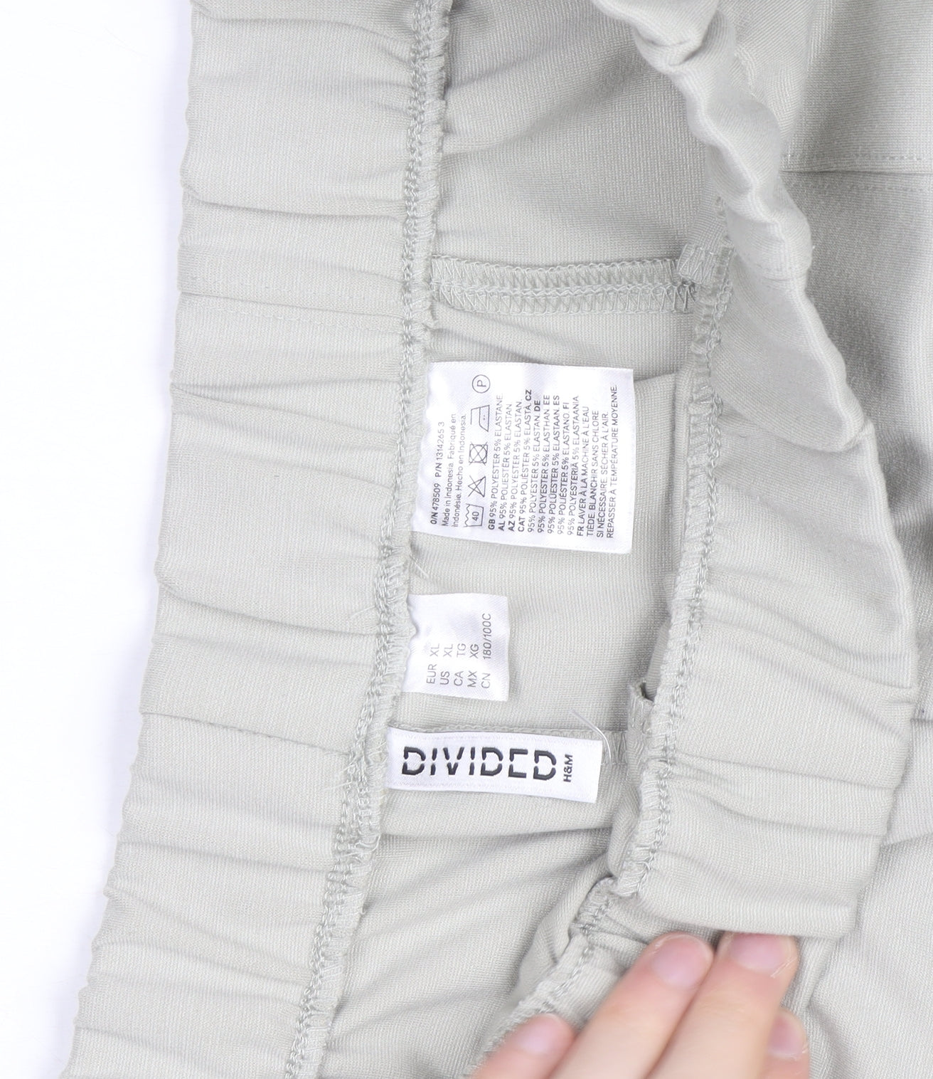 H&M Divided Women’s Grey Relaxed Jogger Trousers Size L