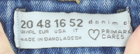 Primark Mens Blue Regular Fit Straight Denim Jeans 40in Waist