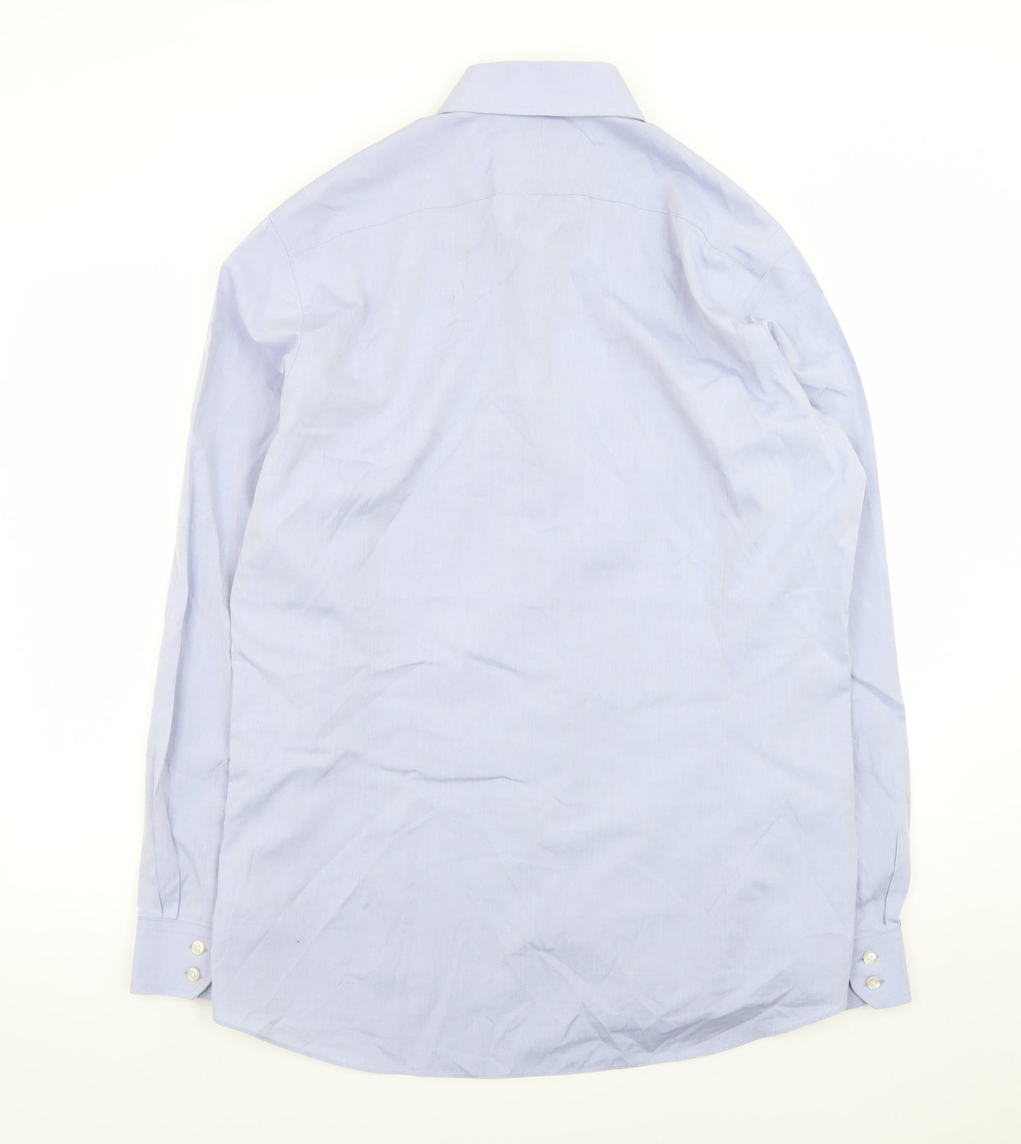 Charles Tyrwhitt Men's Blue Extra Slim Fit Non-Iron Dress Shirt 16.5in