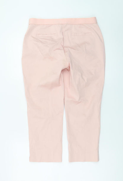 Dunnes Women’s Pink Chino Trousers Size 10 Regular