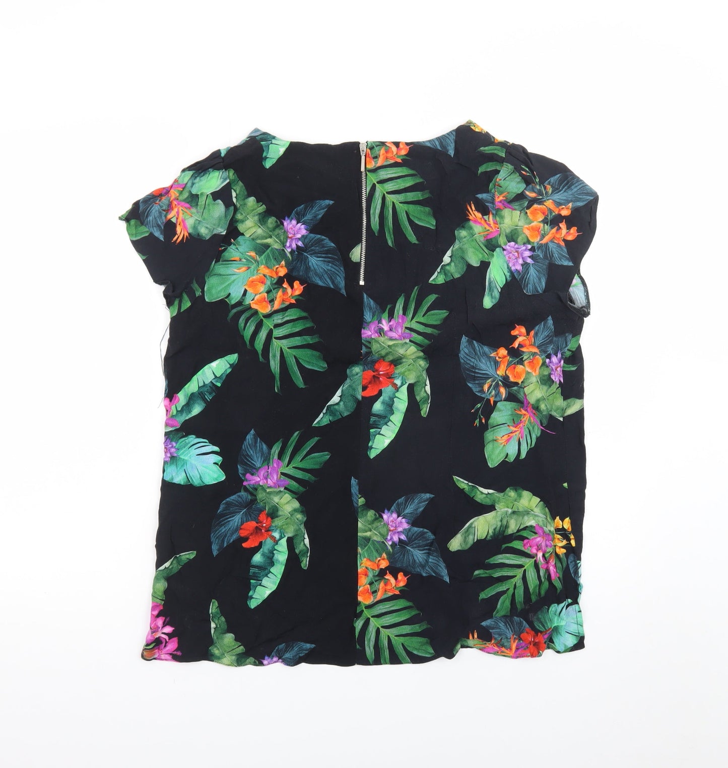 Evans Women’s Multicoloured Floral Chiffon Tunic Blouse Size 18