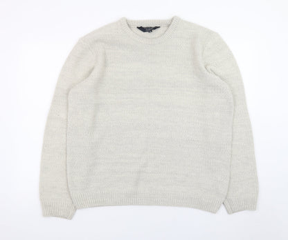 Kensington Eastside Mens Ivory XL Pullover Knit Jumper