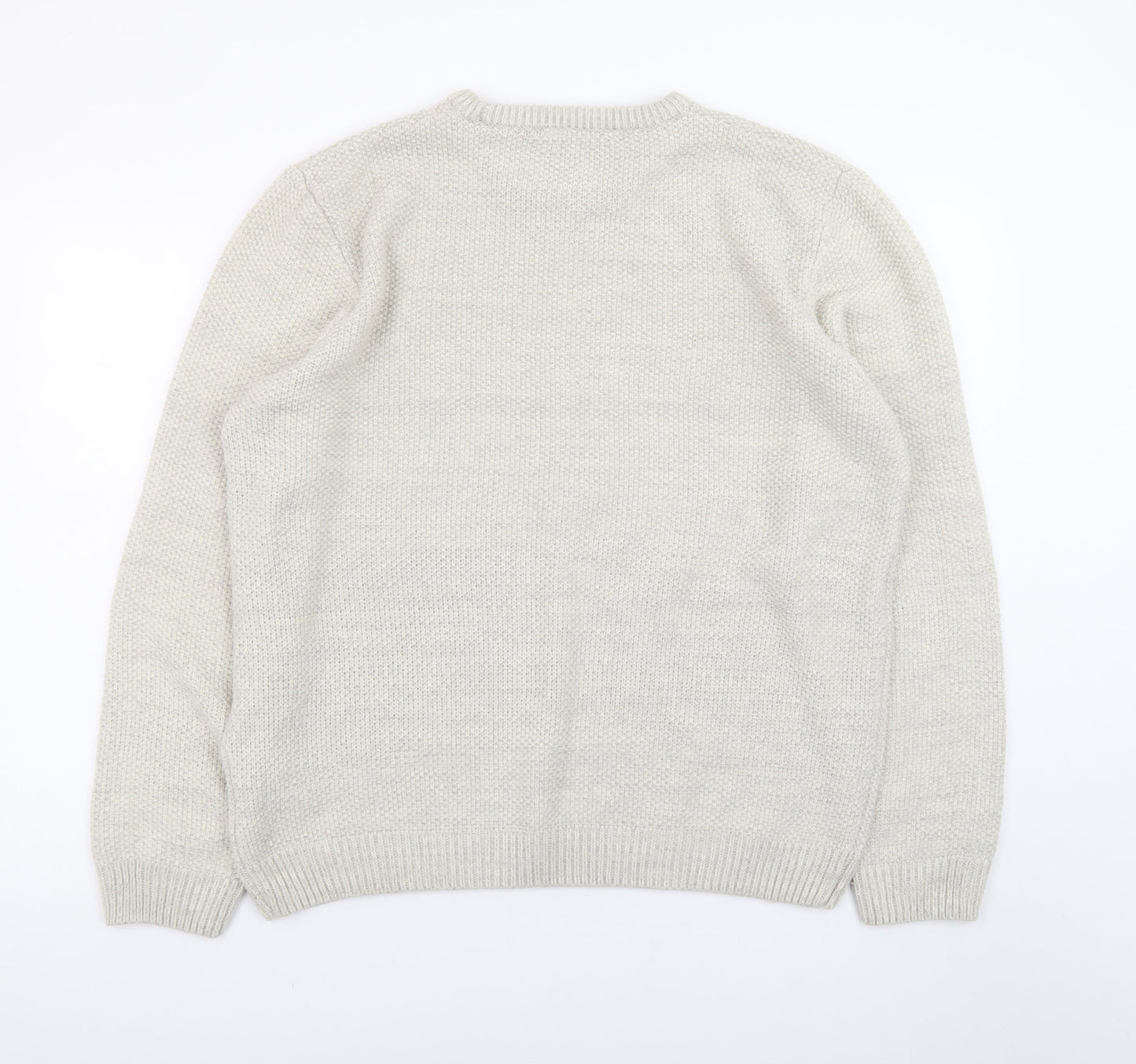 Kensington Eastside Mens Ivory XL Pullover Knit Jumper
