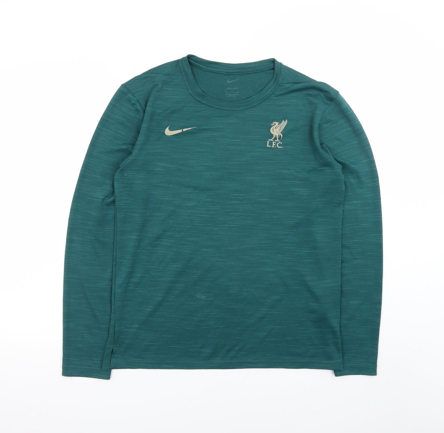 Nike Men's Green LFC Dri-Fit Long Sleeve Athletic T-Shirt S