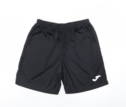 Joma Men's Black Athletic Sports Shorts Size M Quick Dry
