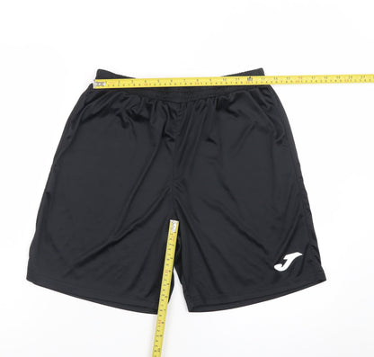 Joma Men's Black Athletic Sports Shorts Size M Quick Dry
