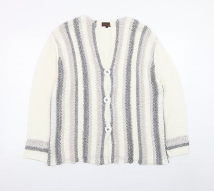 Tivoli Women’s Multicoloured XL V-Neck Knit Cardigan