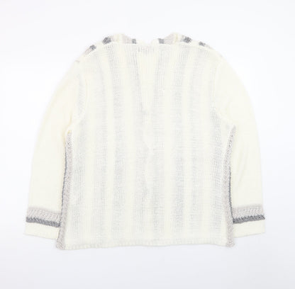 Tivoli Women’s Multicoloured XL V-Neck Knit Cardigan