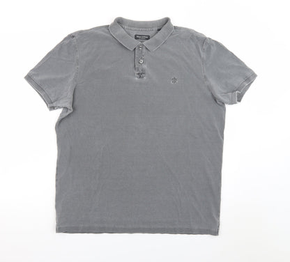 Marc O'Polo Men's Grey XL Cotton Polo Shirt Casual Classic Fit