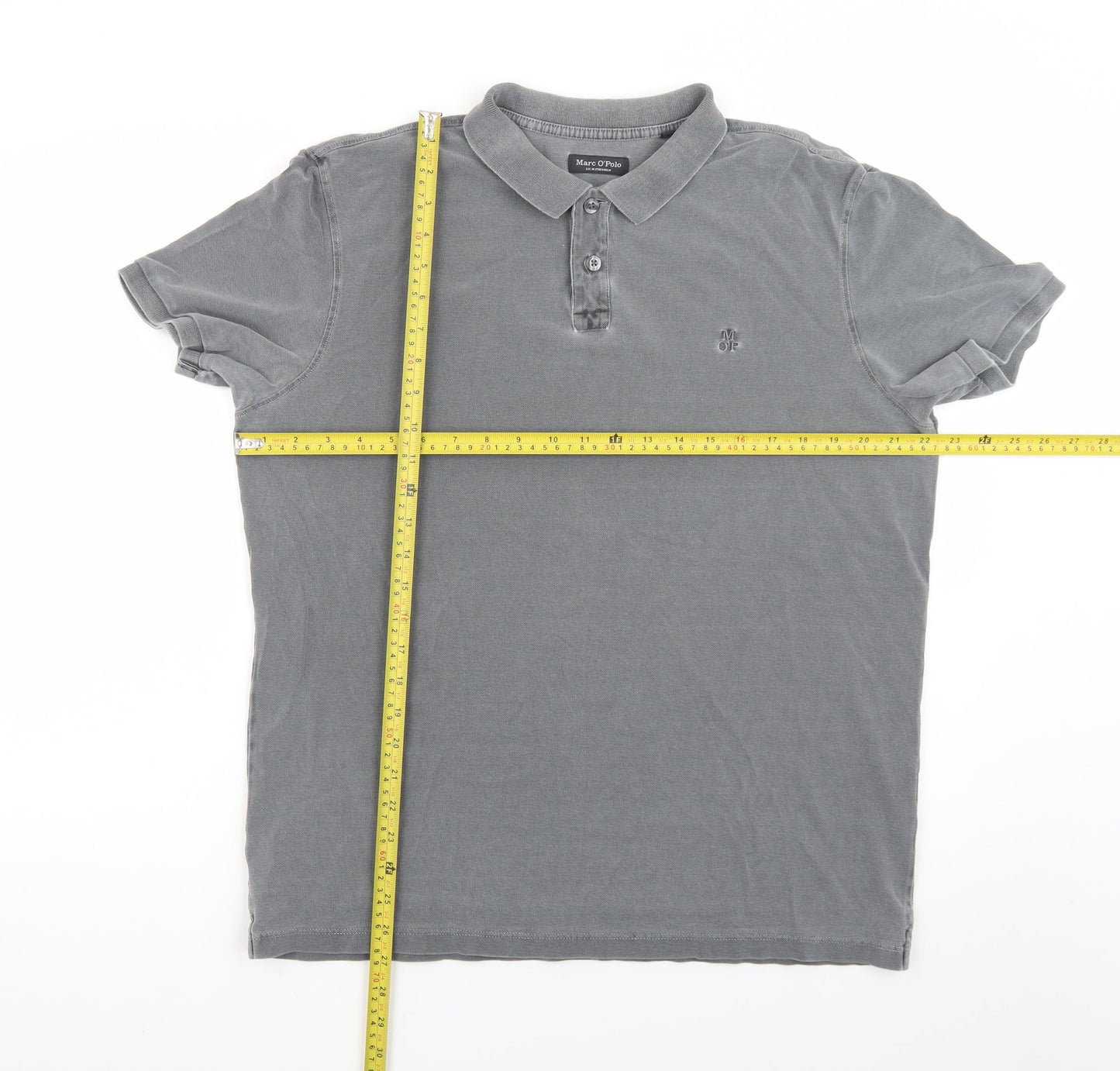 Marc O'Polo Men's Grey XL Cotton Polo Shirt Casual Classic Fit
