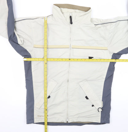 Columbia Men's Beige Parka Jacket M Windproof Outdoor Hiking