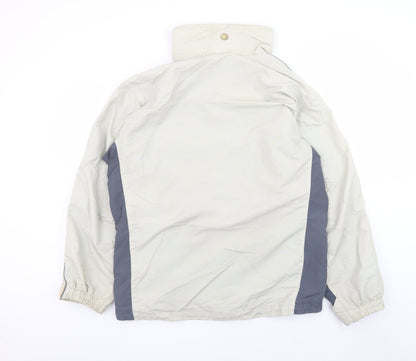 Columbia Men's Beige Parka Jacket M Windproof Outdoor Hiking