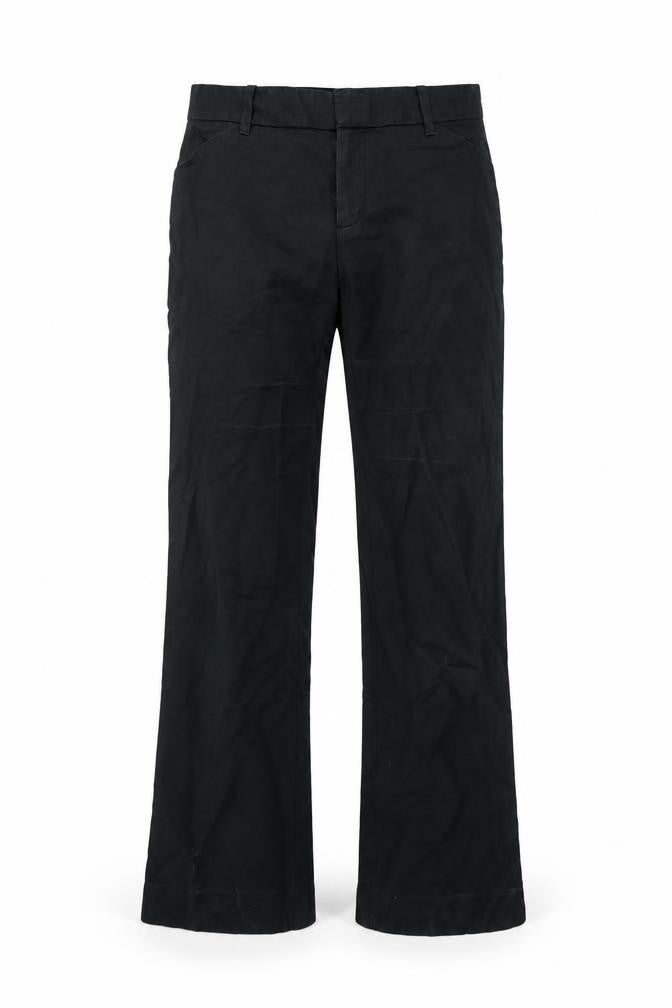 Gap Women's Black Chino Trousers Size 10 Slim Straight Leg