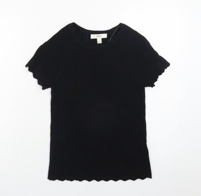 Marks and Spencer Women's Black Short Sleeve Knit T-Shirt Size S
