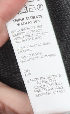 Marks and Spencer Men's Grey 38in Waist Short Length Dress Trousers