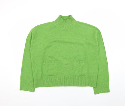 Womens UK Size M Marks and Spencer Green Pullover Jumper