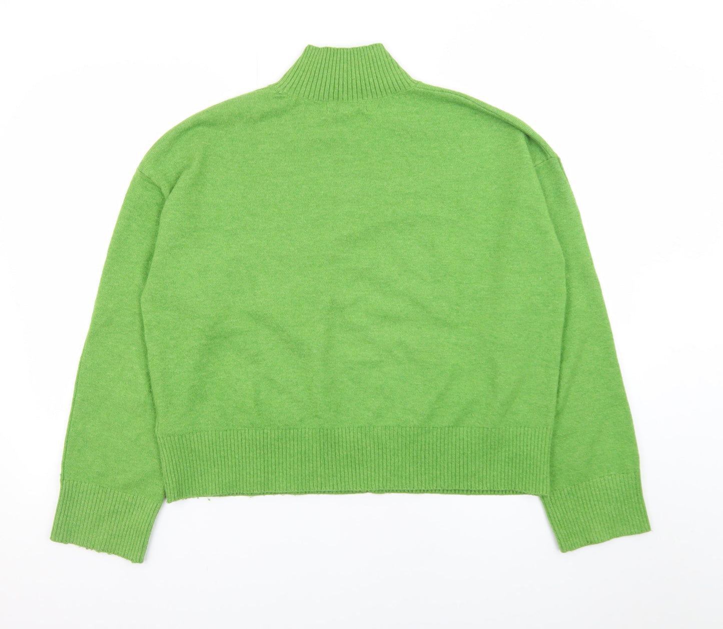 Womens UK Size M Marks and Spencer Green Pullover Jumper