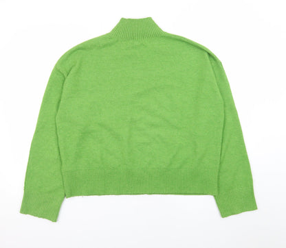 Womens UK Size M Marks and Spencer Green Pullover Jumper