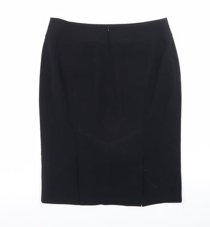 Marks and Spencer Women's Black Size 14 Pencil Skirt Knee Length