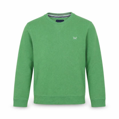 Crew Clothing Men's Green XS Cotton Pullover Sweatshirt