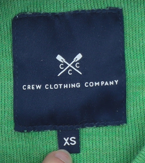 Crew Clothing Company Men's Green XS Cotton Pullover Sweatshirt
