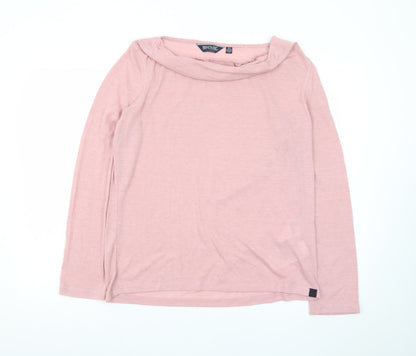 Regatta Womens Pink Boat Neck Long Sleeve Pullover Jumper UK 18