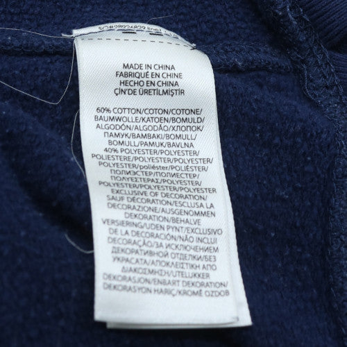 Polo Ralph Lauren Women's Blue Cotton Logo Sweatshirt Size L