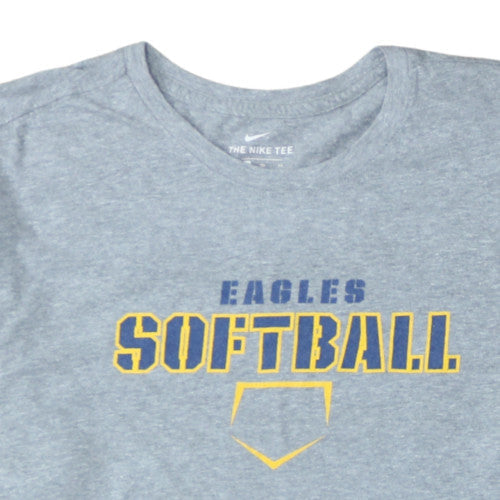 Nike Men's Grey XL Eagles Softball Athletic T-Shirt