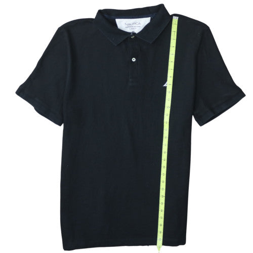 Nautica Men's Black Classic Fit Polo Shirt XXL Cotton Blend