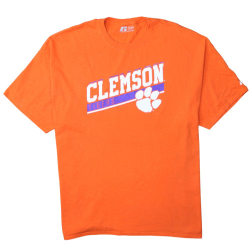 Russell Men’s Orange Clemson Tigers 3XL Graphic Sports T-Shirt