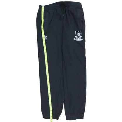 Adidas Men’s Black Jogger Sweatpants L Liverpool FC Logo Tapered Fit