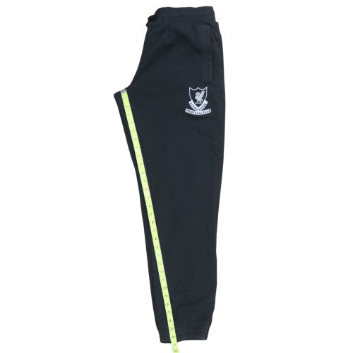Adidas Men’s Black Jogger Sweatpants L Liverpool FC Logo Tapered Fit