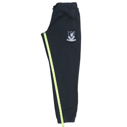 Adidas Men’s Black Jogger Sweatpants L Liverpool FC Logo Tapered Fit