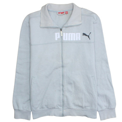 Puma Men's Grey XL Track Jacket Full Zip Fleece Activewear