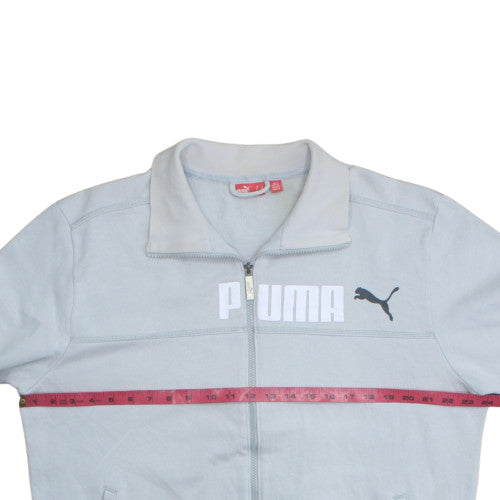 Puma Men's Grey XL Track Jacket Full Zip Fleece Activewear
