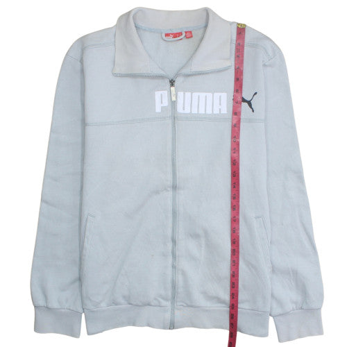 Puma Men's Grey XL Track Jacket Full Zip Fleece Activewear