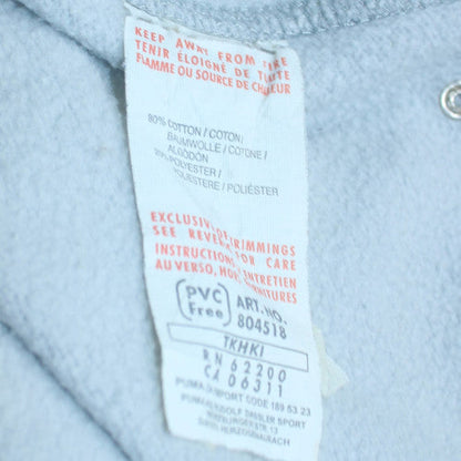 Puma Men's Grey XL Track Jacket Full Zip Fleece Activewear